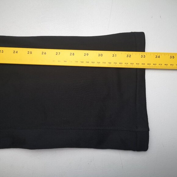 Lands' End Ladies Size Medium Tall Black Fleece Lined Pull On Track Pants - Picture 11 of 11